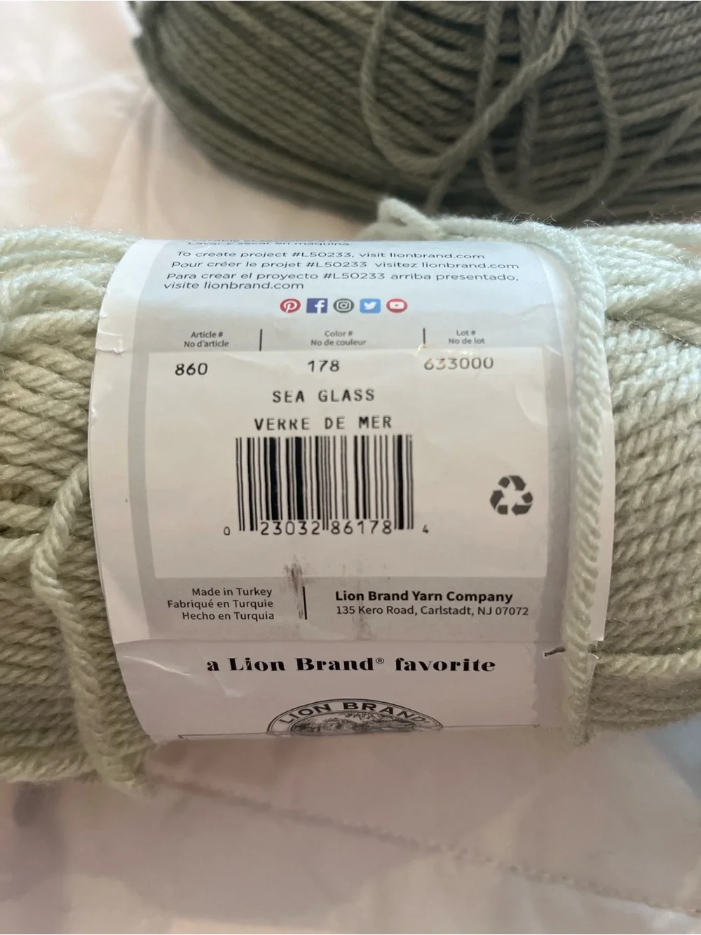 NEW LION BRAND YARN LOT OF 10 SKEINS Vanna’s Choice Autumn Fall Colors Mixed